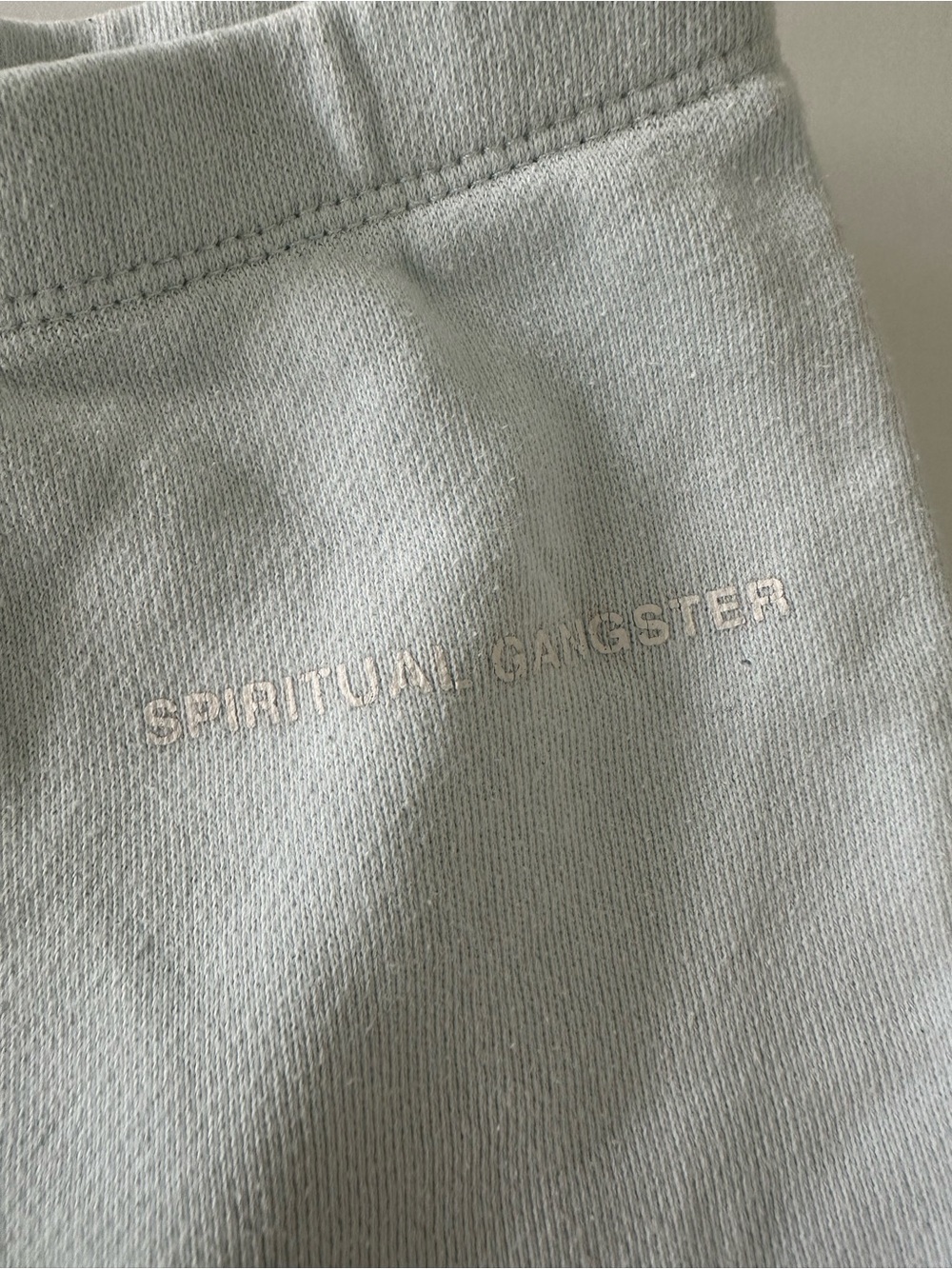 Spiritual Gangster Light Blue Sweatpant Joggers Size 14 Girls 100% Cotton - Picture 2 of 8